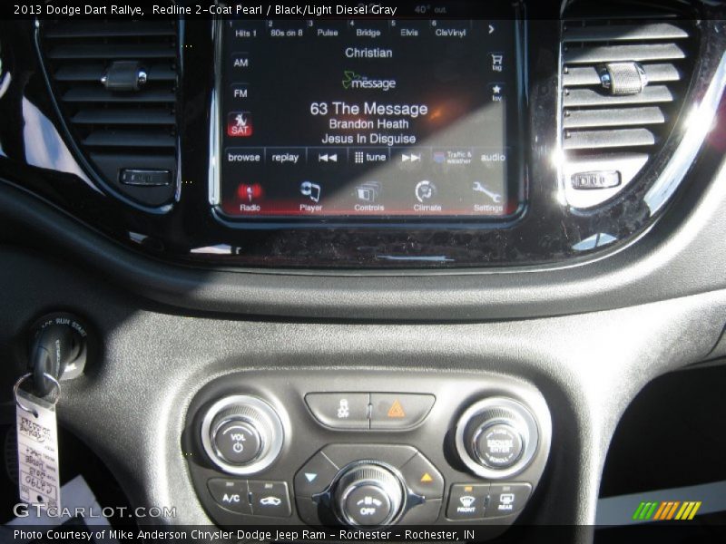 Redline 2-Coat Pearl / Black/Light Diesel Gray 2013 Dodge Dart Rallye