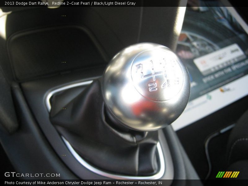 Redline 2-Coat Pearl / Black/Light Diesel Gray 2013 Dodge Dart Rallye