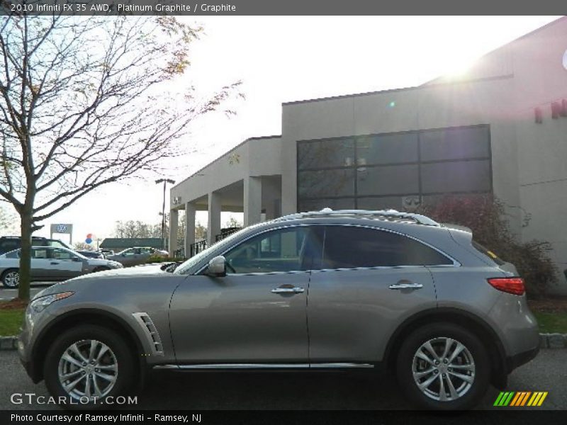 Platinum Graphite / Graphite 2010 Infiniti FX 35 AWD