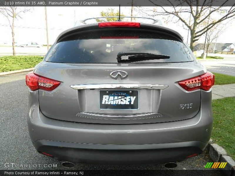 Platinum Graphite / Graphite 2010 Infiniti FX 35 AWD