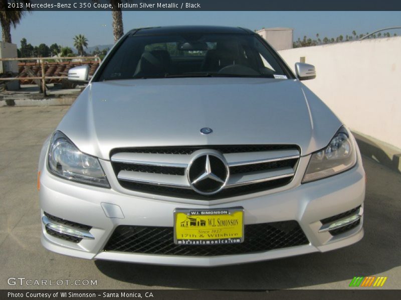 Iridium Silver Metallic / Black 2013 Mercedes-Benz C 350 Coupe