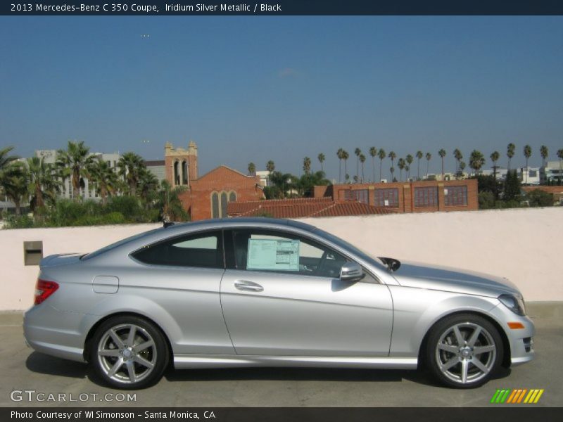 Iridium Silver Metallic / Black 2013 Mercedes-Benz C 350 Coupe