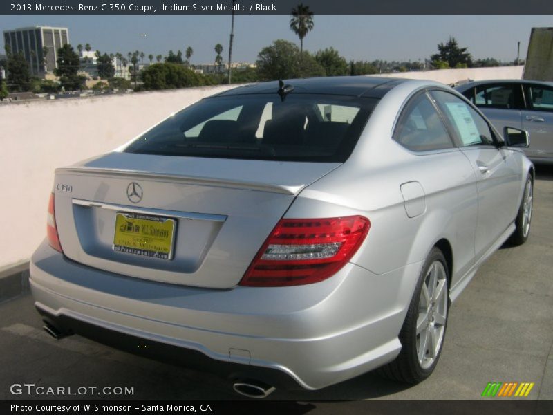 Iridium Silver Metallic / Black 2013 Mercedes-Benz C 350 Coupe