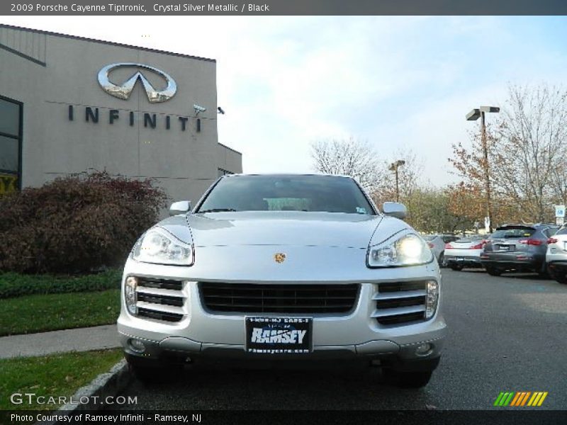Crystal Silver Metallic / Black 2009 Porsche Cayenne Tiptronic