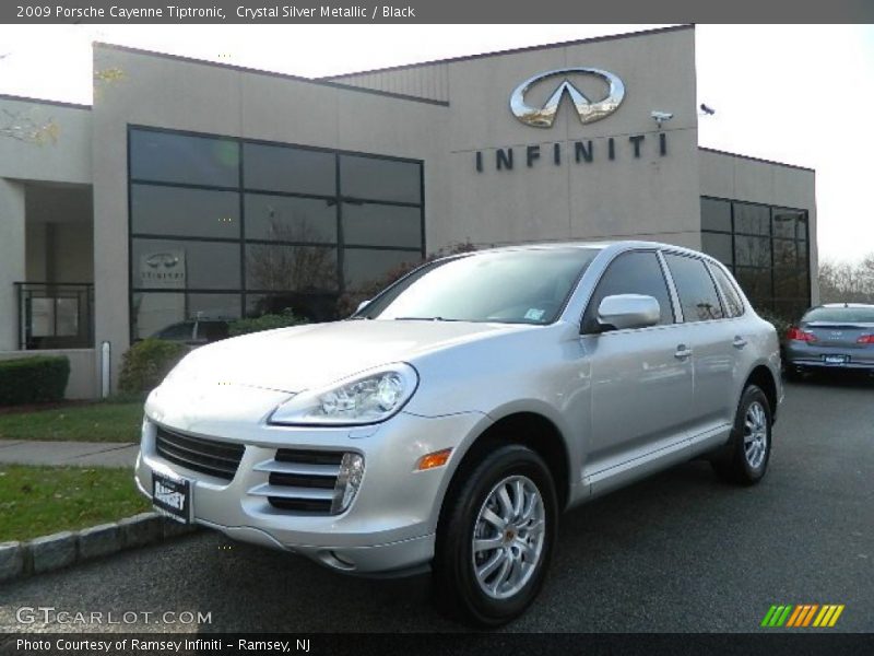 Crystal Silver Metallic / Black 2009 Porsche Cayenne Tiptronic