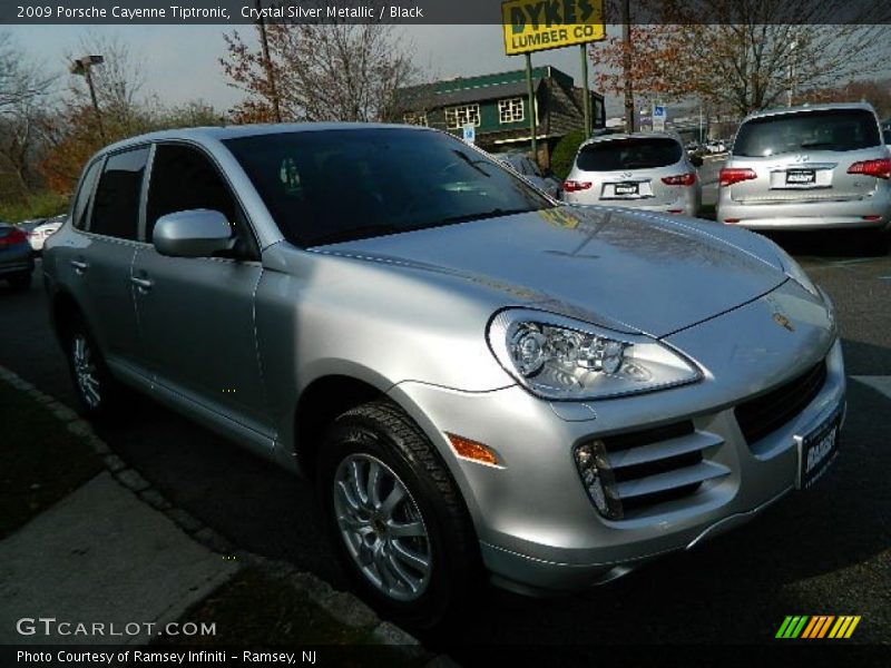 Crystal Silver Metallic / Black 2009 Porsche Cayenne Tiptronic