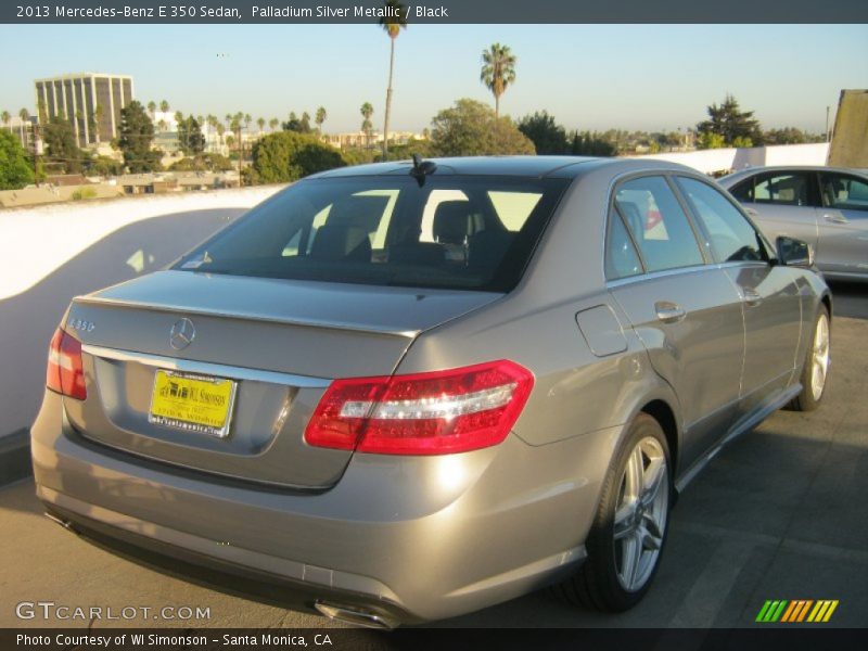 Palladium Silver Metallic / Black 2013 Mercedes-Benz E 350 Sedan