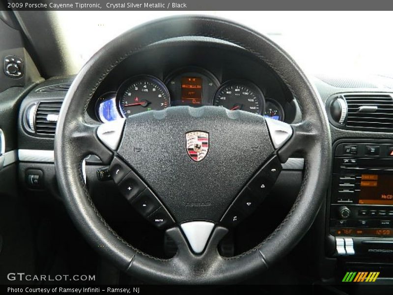 Crystal Silver Metallic / Black 2009 Porsche Cayenne Tiptronic
