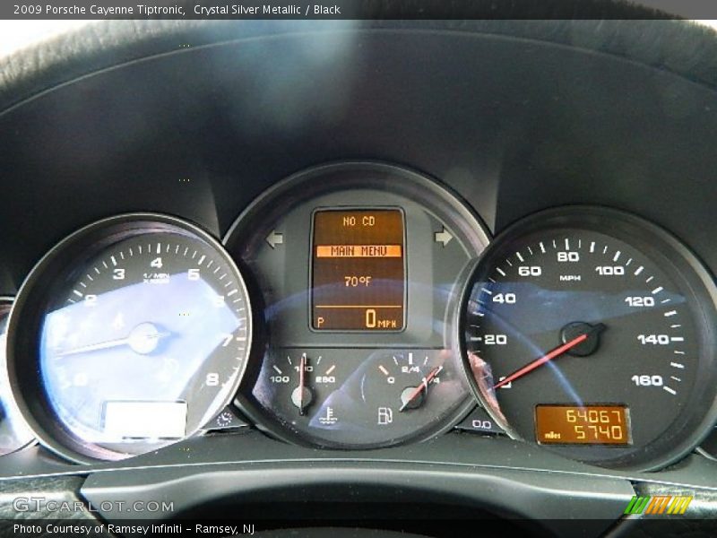Crystal Silver Metallic / Black 2009 Porsche Cayenne Tiptronic
