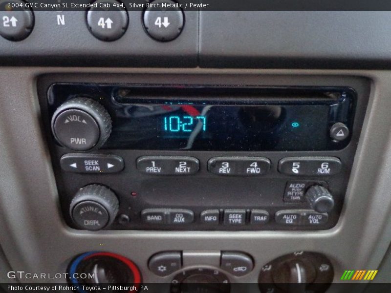 Audio System of 2004 Canyon SL Extended Cab 4x4