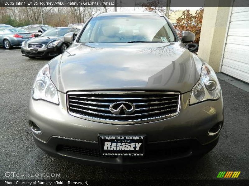 Platinum Graphite / Wheat 2009 Infiniti EX 35 Journey AWD