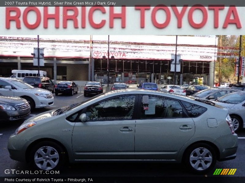 Silver Pine Green Mica / Dark Gray 2007 Toyota Prius Hybrid