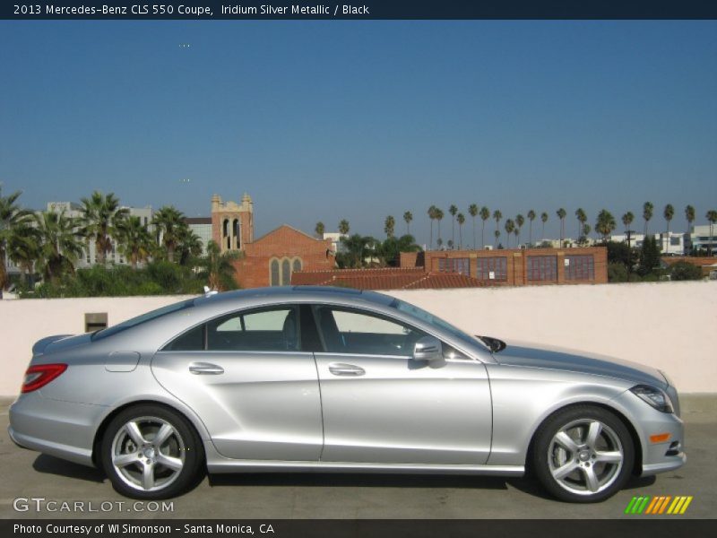 Iridium Silver Metallic / Black 2013 Mercedes-Benz CLS 550 Coupe