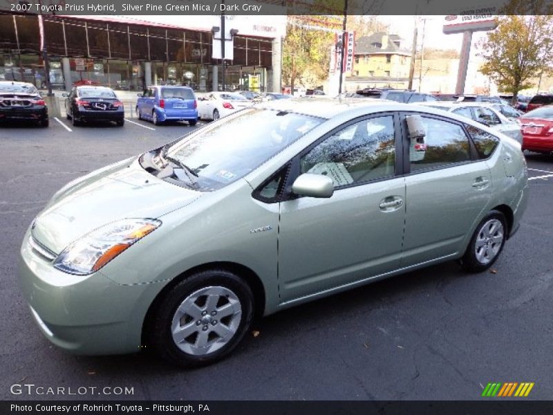 Silver Pine Green Mica / Dark Gray 2007 Toyota Prius Hybrid