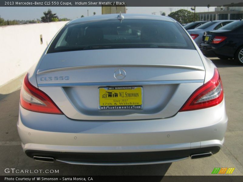 Iridium Silver Metallic / Black 2013 Mercedes-Benz CLS 550 Coupe
