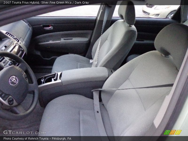 Silver Pine Green Mica / Dark Gray 2007 Toyota Prius Hybrid