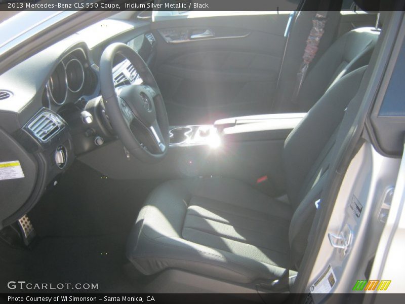 Iridium Silver Metallic / Black 2013 Mercedes-Benz CLS 550 Coupe