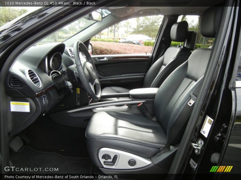 Black / Black 2010 Mercedes-Benz GL 450 4Matic