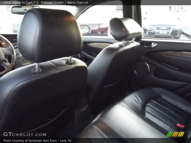 Platinum Metallic / Warm Charcoal 2005 Jaguar X-Type 3.0