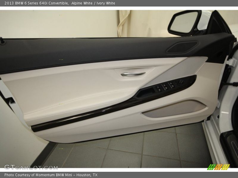 Alpine White / Ivory White 2013 BMW 6 Series 640i Convertible