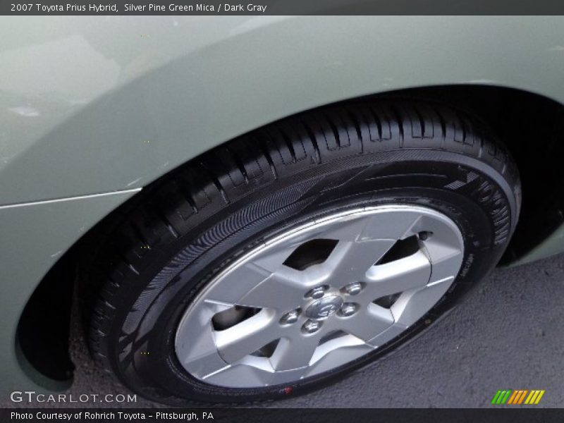 Silver Pine Green Mica / Dark Gray 2007 Toyota Prius Hybrid