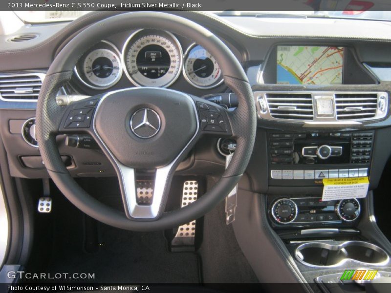 Iridium Silver Metallic / Black 2013 Mercedes-Benz CLS 550 Coupe