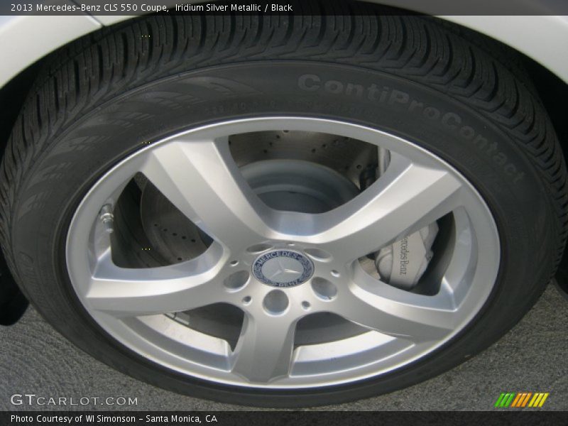Iridium Silver Metallic / Black 2013 Mercedes-Benz CLS 550 Coupe