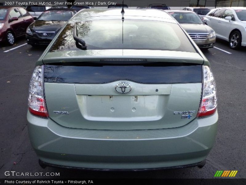 Silver Pine Green Mica / Dark Gray 2007 Toyota Prius Hybrid