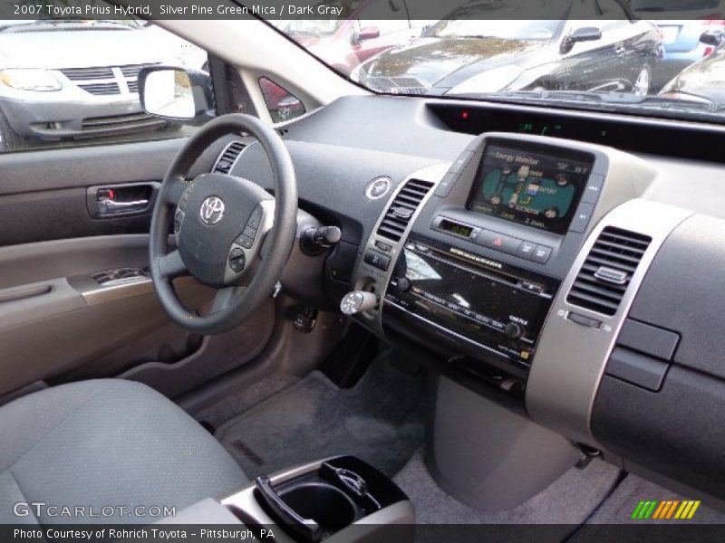 Silver Pine Green Mica / Dark Gray 2007 Toyota Prius Hybrid