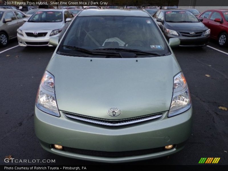 Silver Pine Green Mica / Dark Gray 2007 Toyota Prius Hybrid