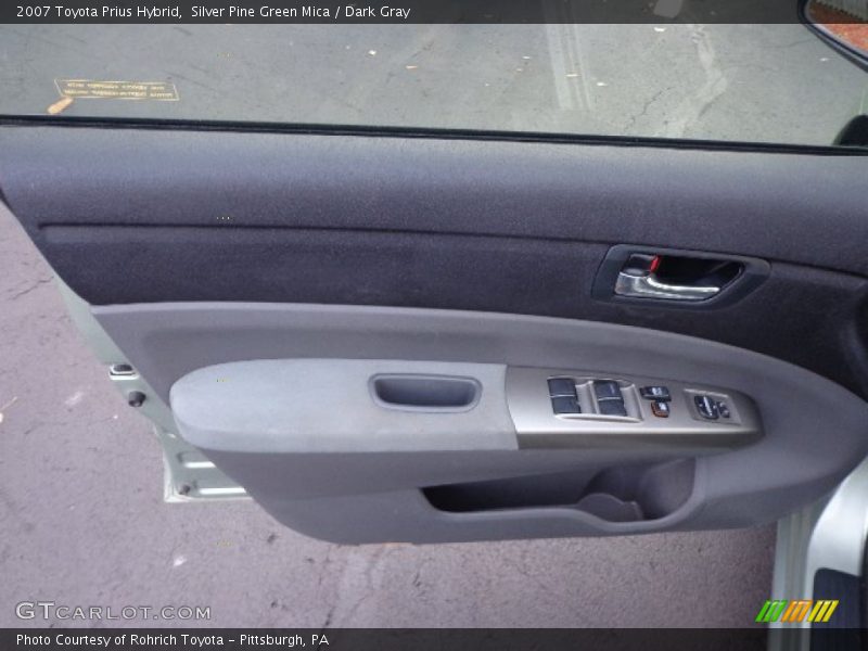 Silver Pine Green Mica / Dark Gray 2007 Toyota Prius Hybrid