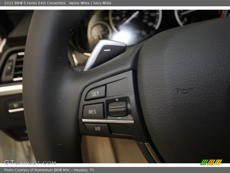 Controls of 2013 6 Series 640i Convertible