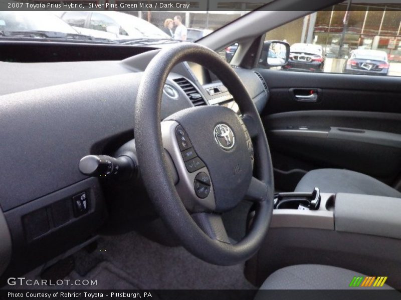 Silver Pine Green Mica / Dark Gray 2007 Toyota Prius Hybrid