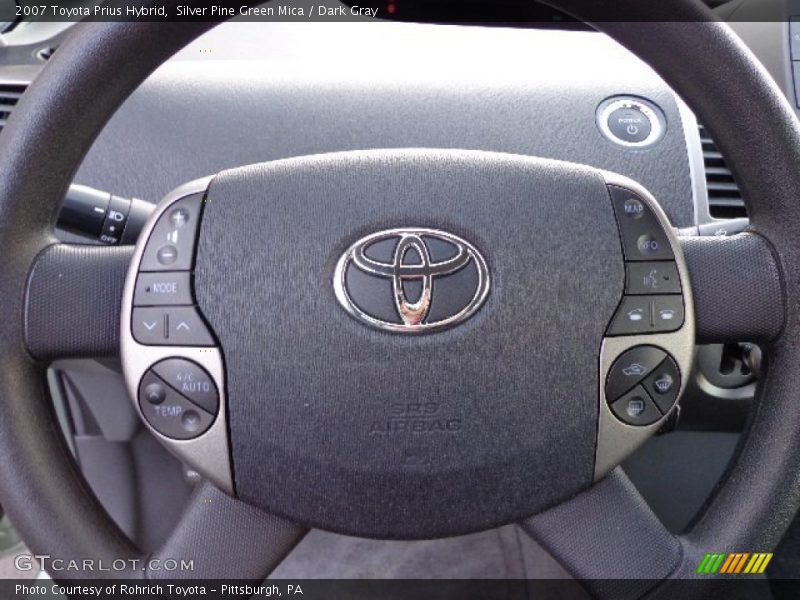 Silver Pine Green Mica / Dark Gray 2007 Toyota Prius Hybrid