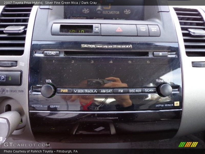 Silver Pine Green Mica / Dark Gray 2007 Toyota Prius Hybrid