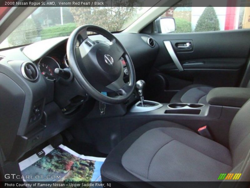 Venom Red Pearl / Black 2008 Nissan Rogue SL AWD