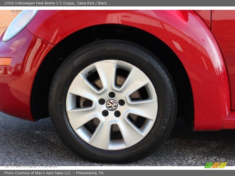 Salsa Red / Black 2009 Volkswagen New Beetle 2.5 Coupe