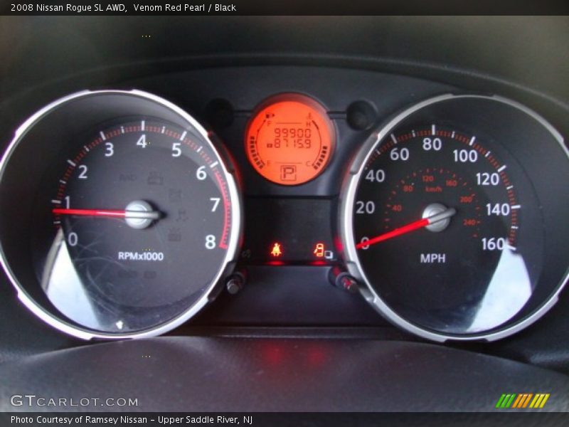 Venom Red Pearl / Black 2008 Nissan Rogue SL AWD
