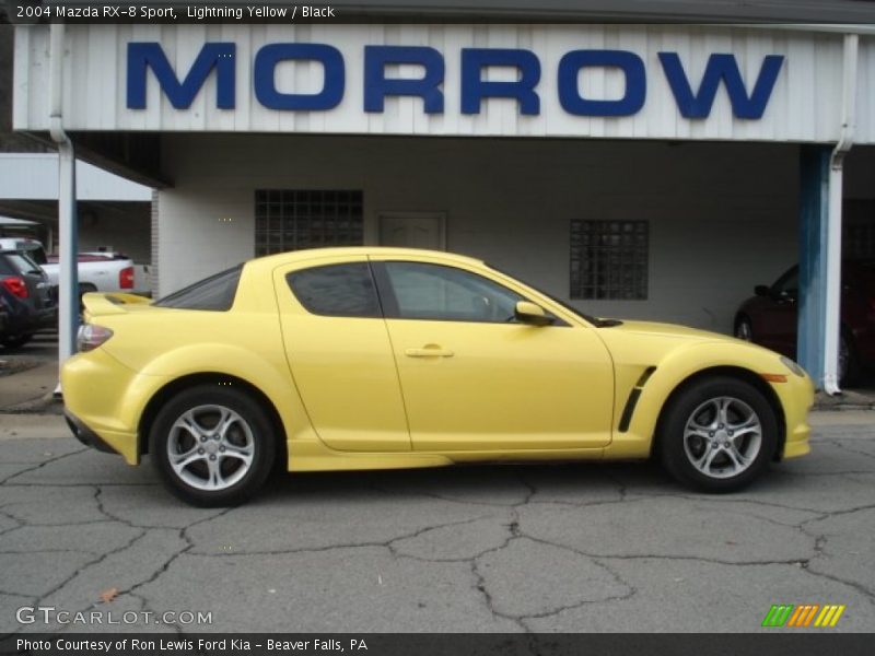 Lightning Yellow / Black 2004 Mazda RX-8 Sport