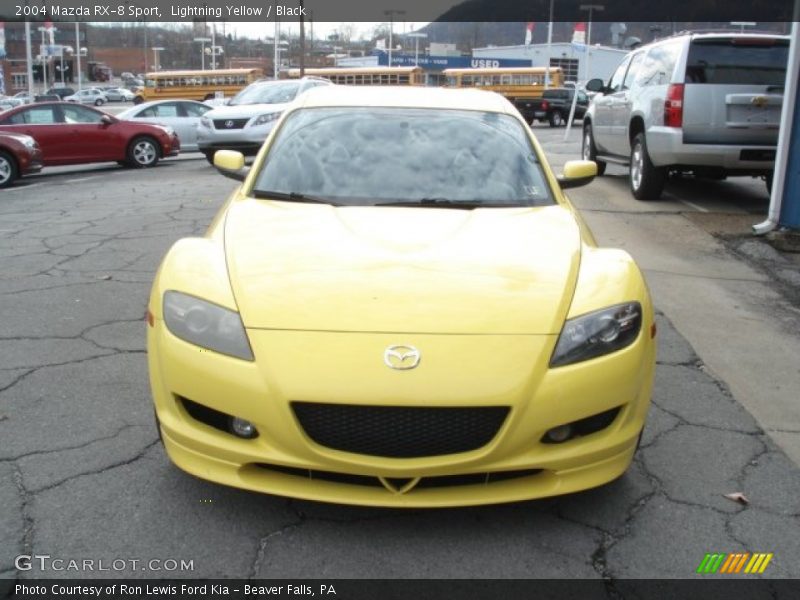 Lightning Yellow / Black 2004 Mazda RX-8 Sport
