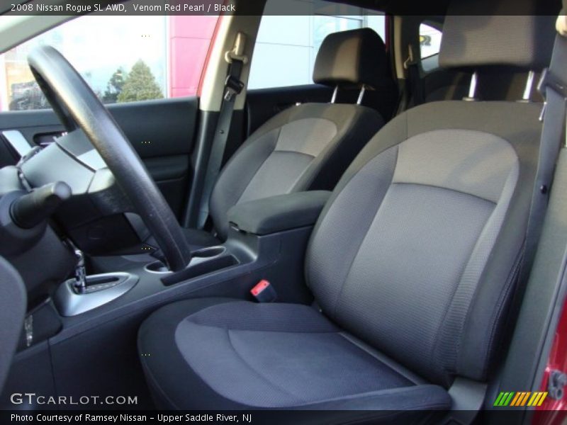 Venom Red Pearl / Black 2008 Nissan Rogue SL AWD