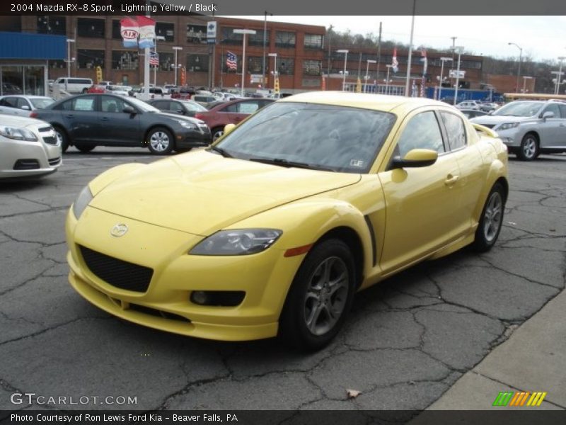 Lightning Yellow / Black 2004 Mazda RX-8 Sport