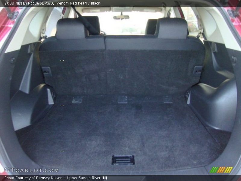 Venom Red Pearl / Black 2008 Nissan Rogue SL AWD