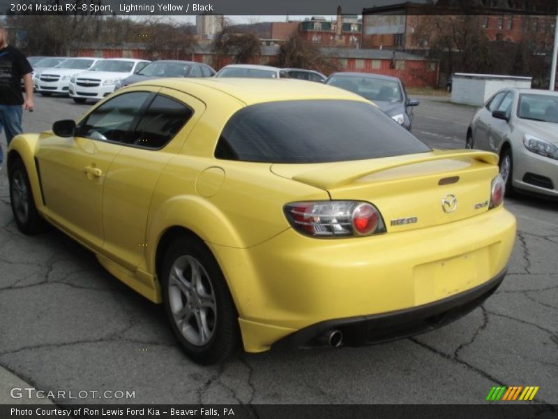 Lightning Yellow / Black 2004 Mazda RX-8 Sport
