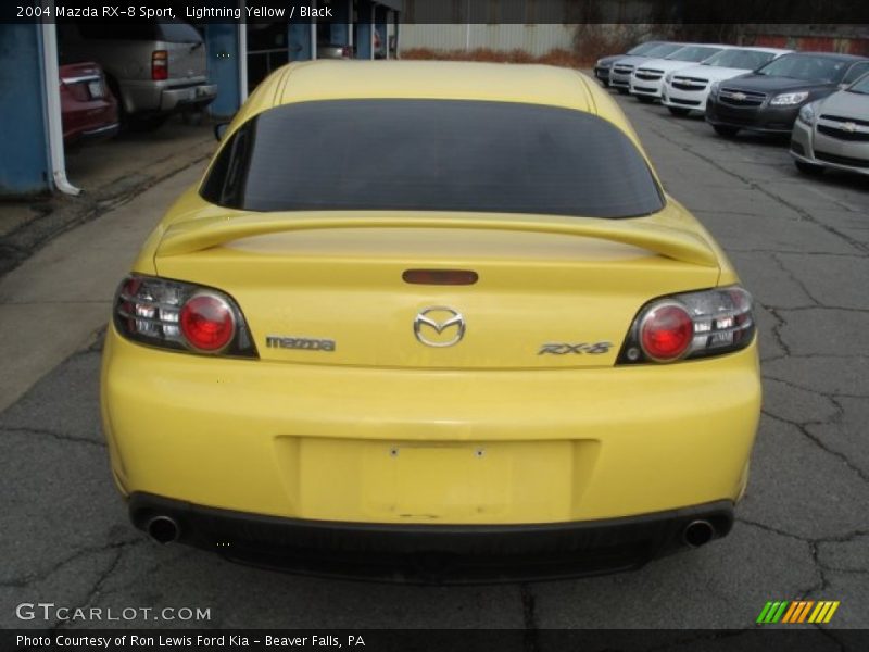 Lightning Yellow / Black 2004 Mazda RX-8 Sport