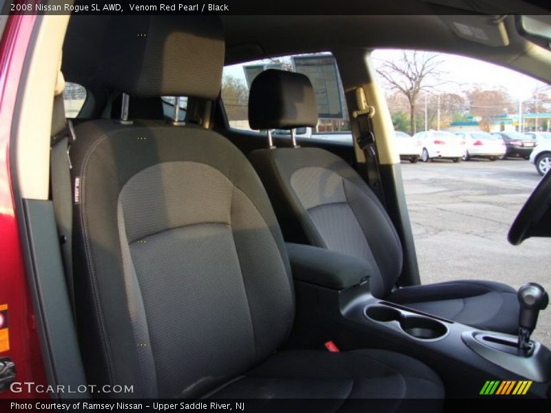 Venom Red Pearl / Black 2008 Nissan Rogue SL AWD
