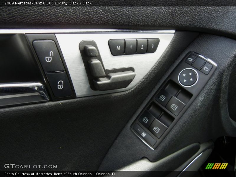 Black / Black 2009 Mercedes-Benz C 300 Luxury
