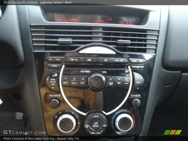 Controls of 2004 RX-8 Sport
