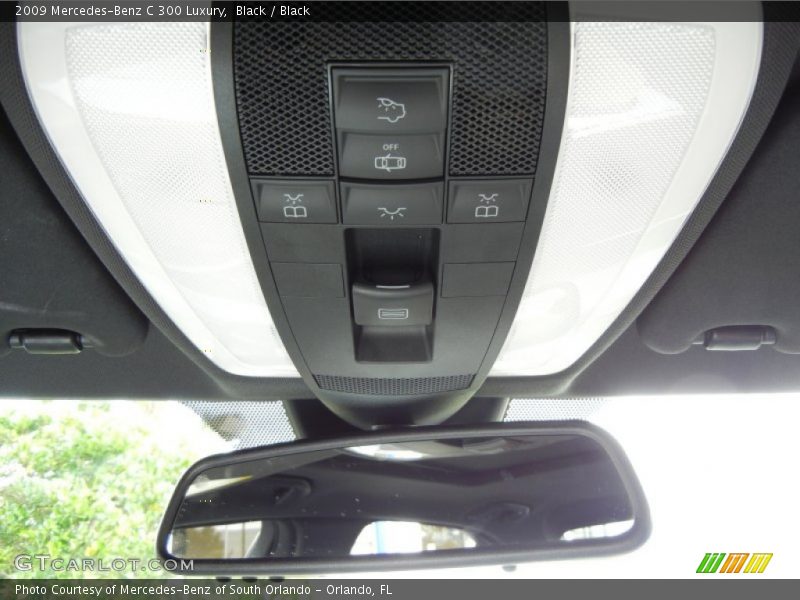 Black / Black 2009 Mercedes-Benz C 300 Luxury