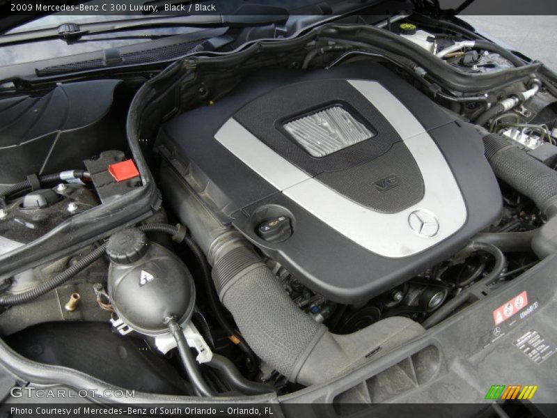 Black / Black 2009 Mercedes-Benz C 300 Luxury
